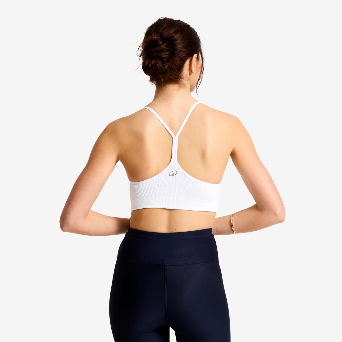 Brassière bralette côtelée femme