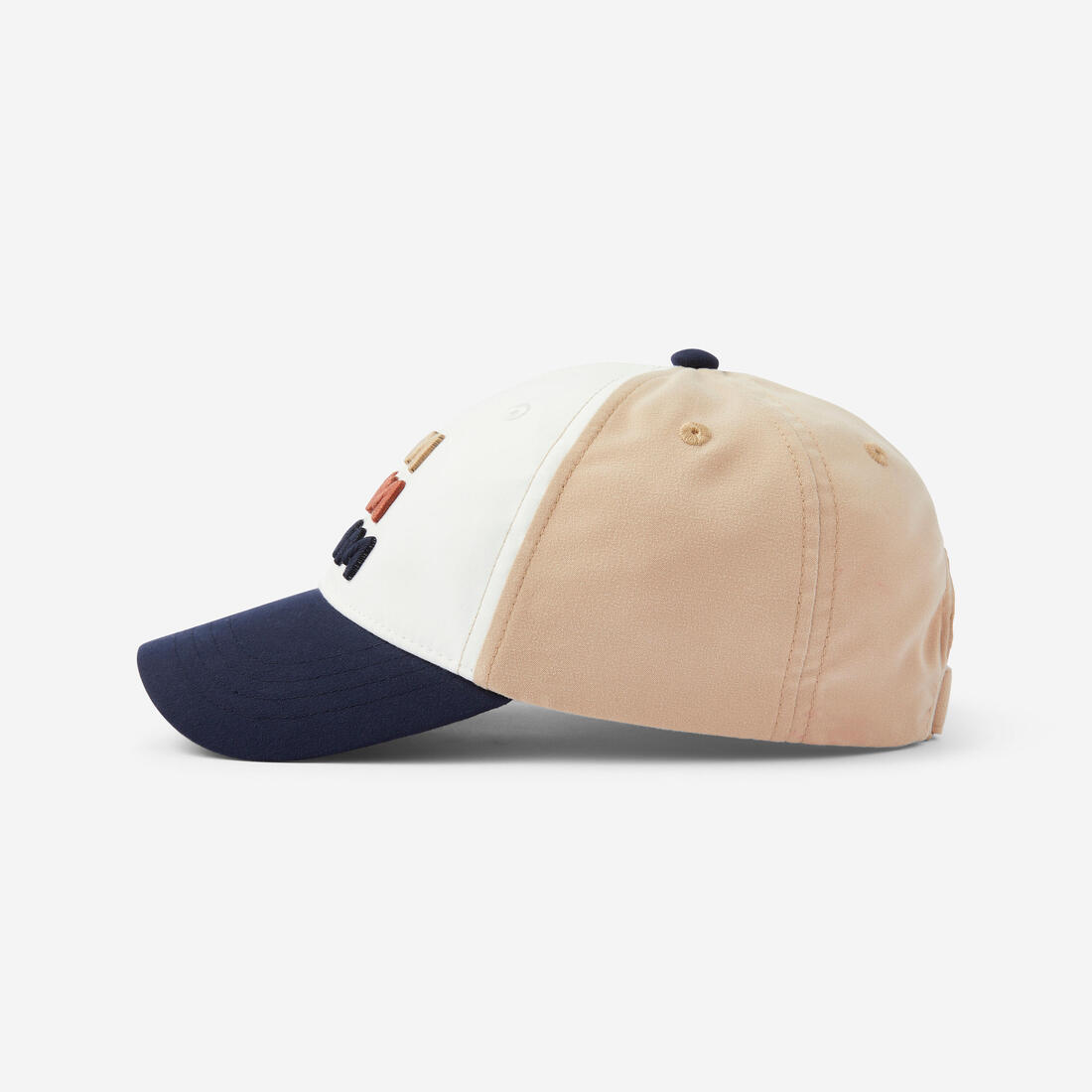 Casquette multisport ajustable bébé mixte, Rose blanc terracotta