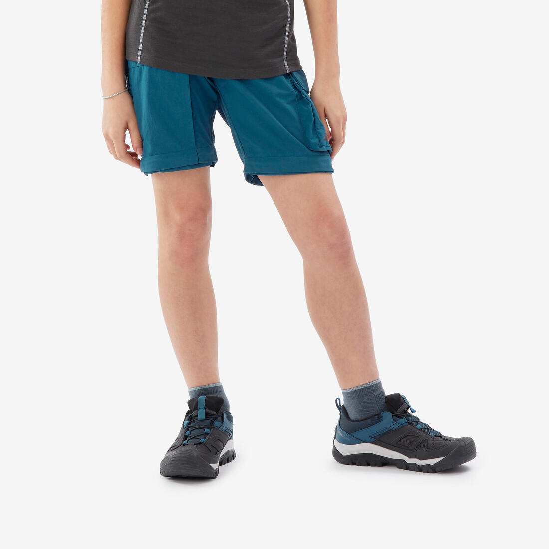 Pantalon modulable de randonnée enfant 7-15 ans, MH500