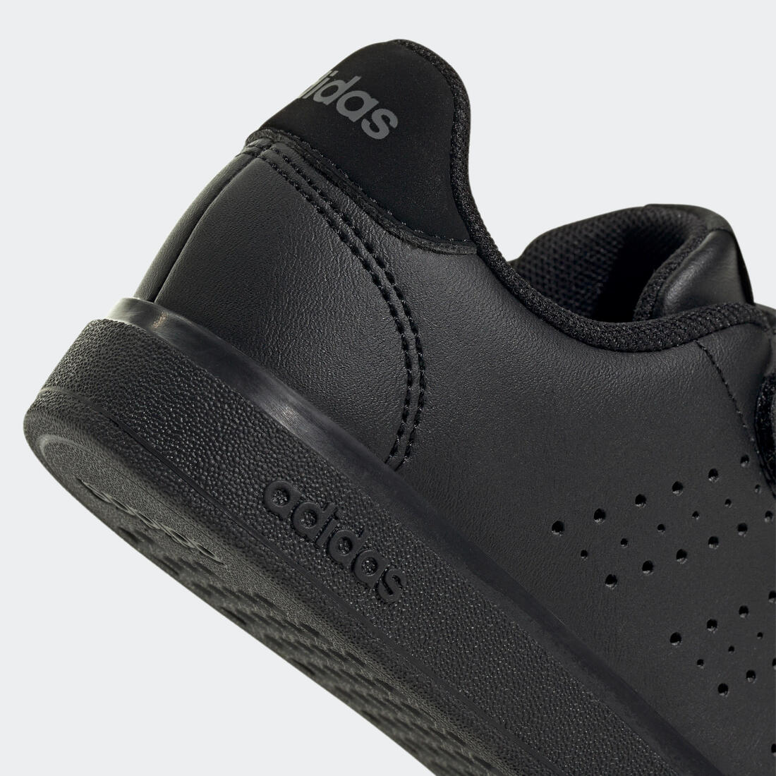 Chaussure adidas ADVANTAGE scratch enfant - noir