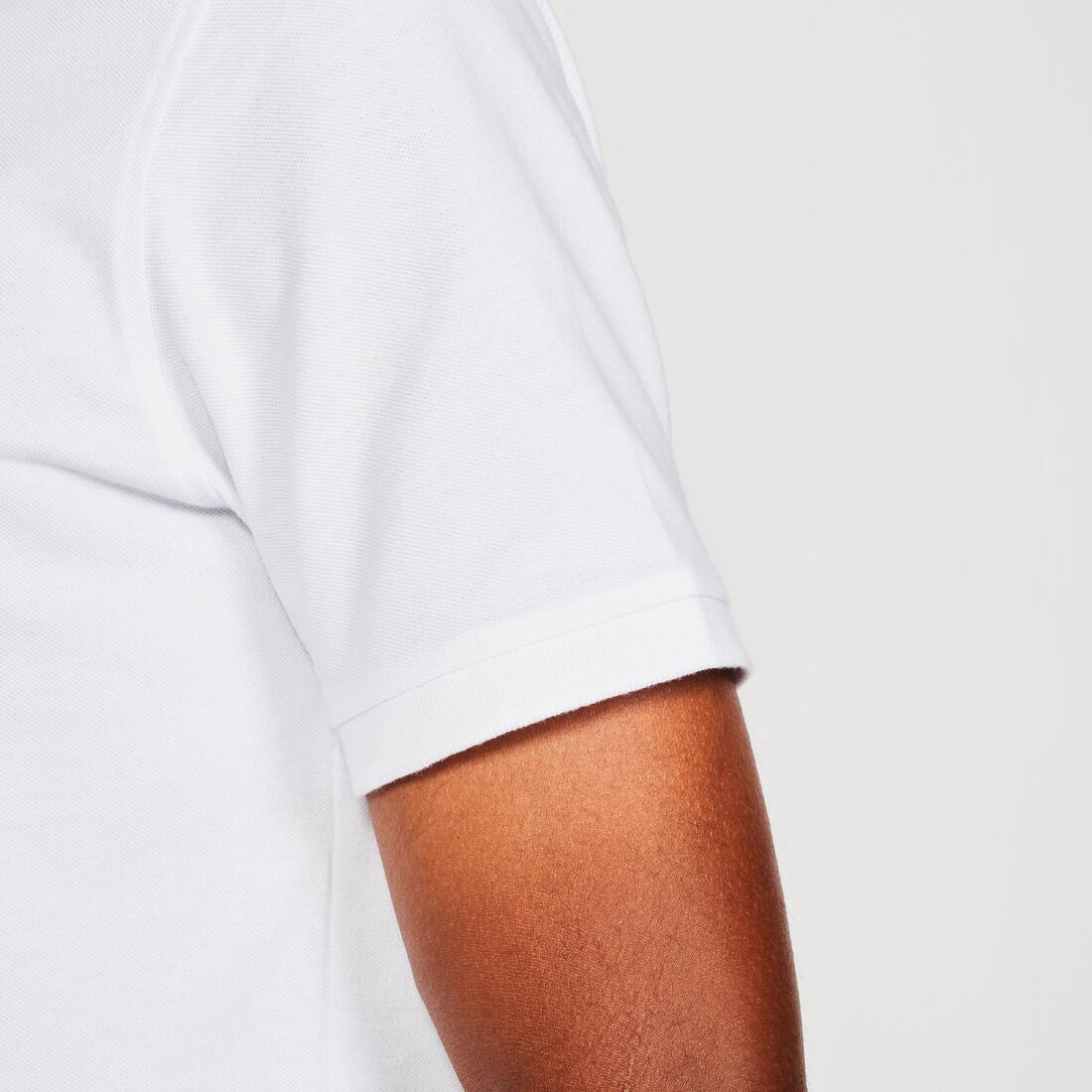 Polo de golf en coton polyester manches courtes homme, MW500