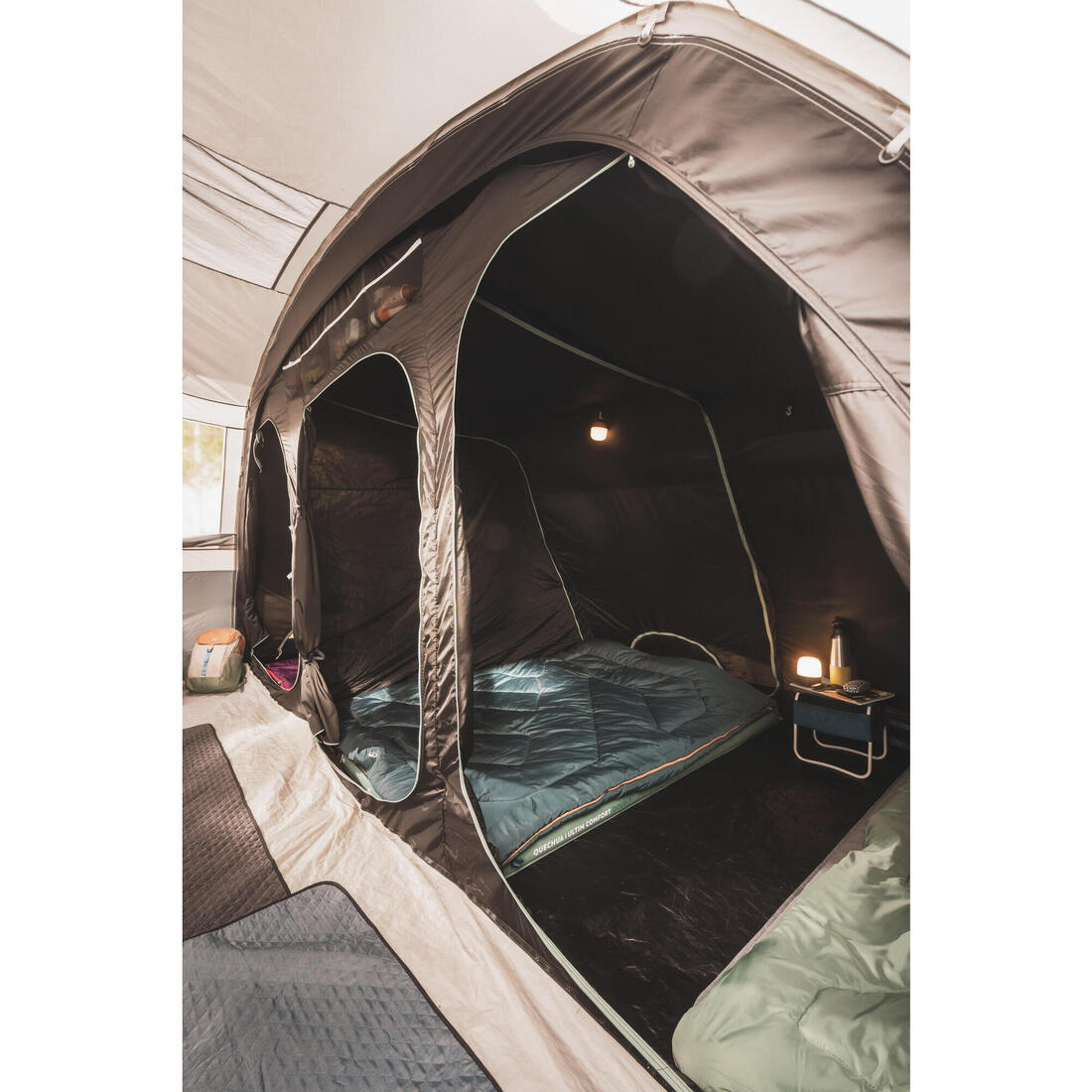 Sac de couchage de camping 10°C, 2 personnes, Comfort