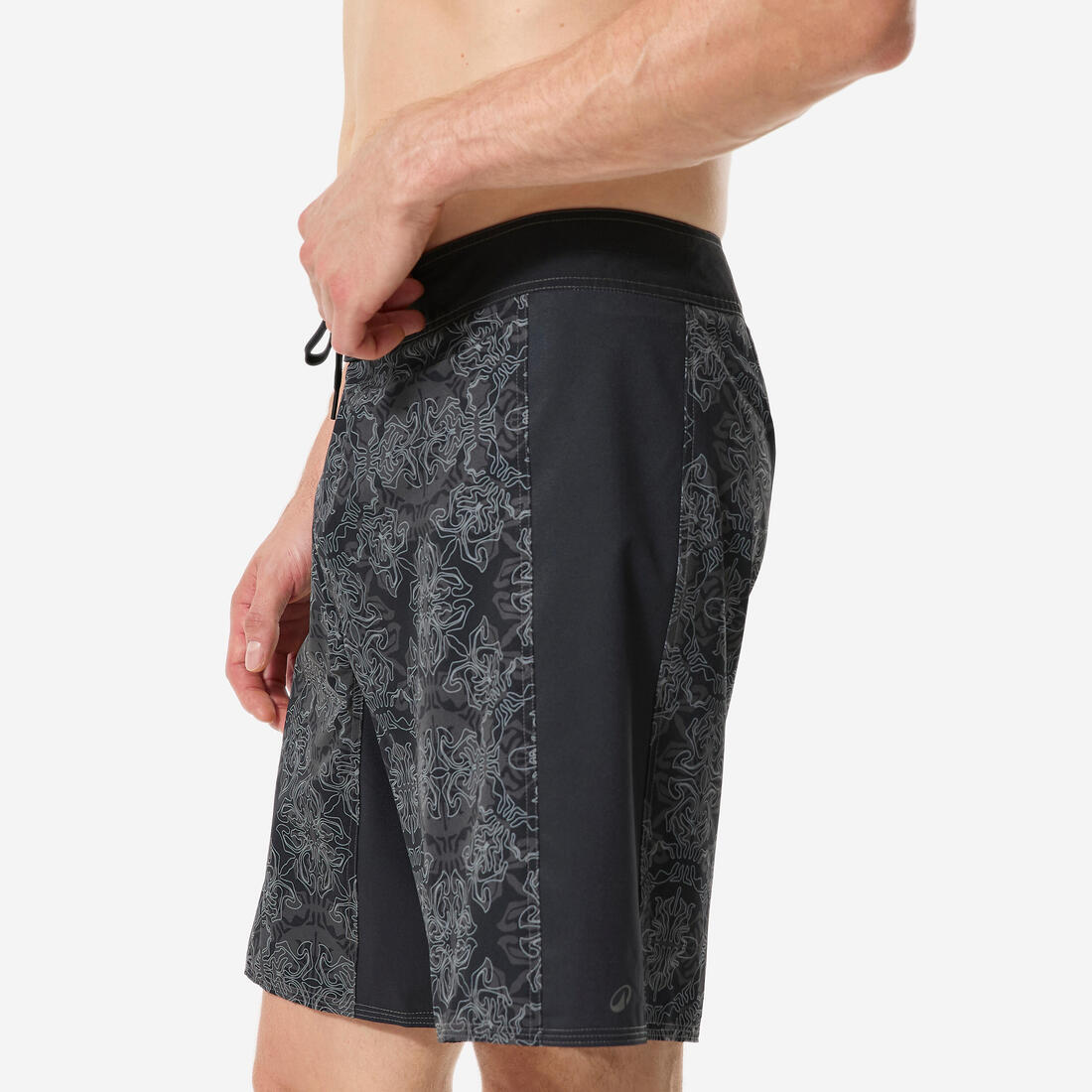 Short de bain boardshort surf long 19" homme, 500 Arch alex