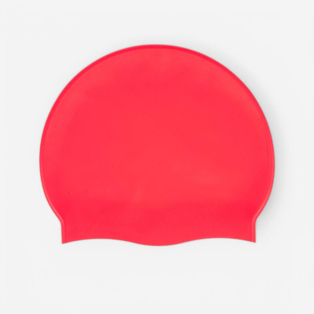 Bonnet de bain silicone – rouge passion