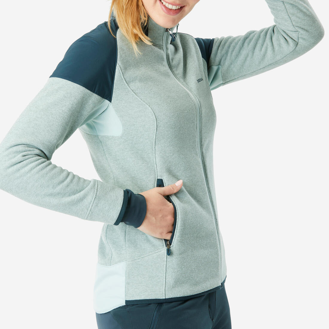 Polaire de randonnée chaude femme, MH500 Mountain