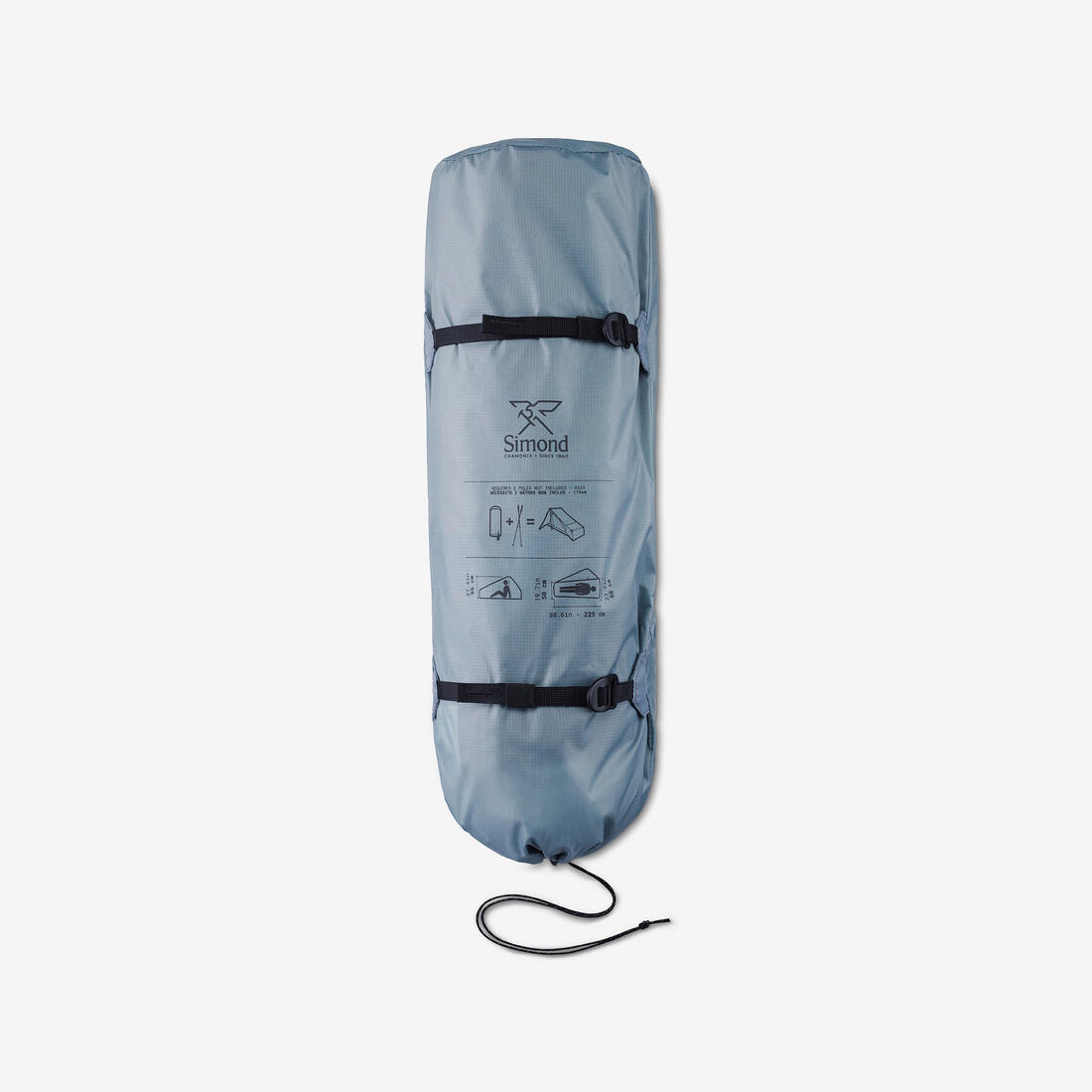 Tente tarp de trekking 1 place, ultra légère et ultra compacte, MT900