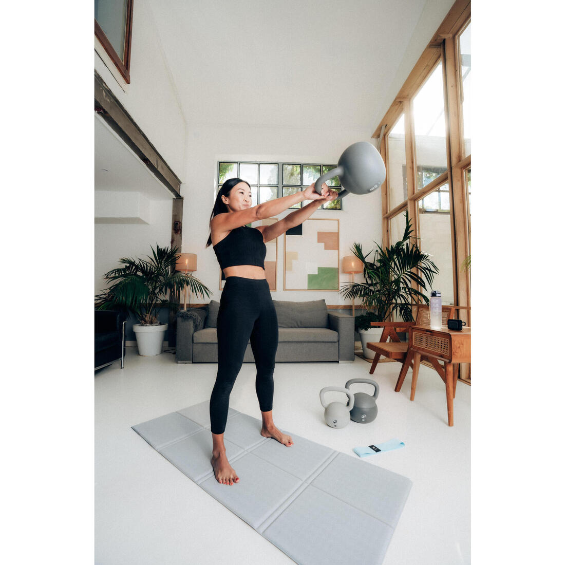 Kettlebell souple 8 kg avec poignée large