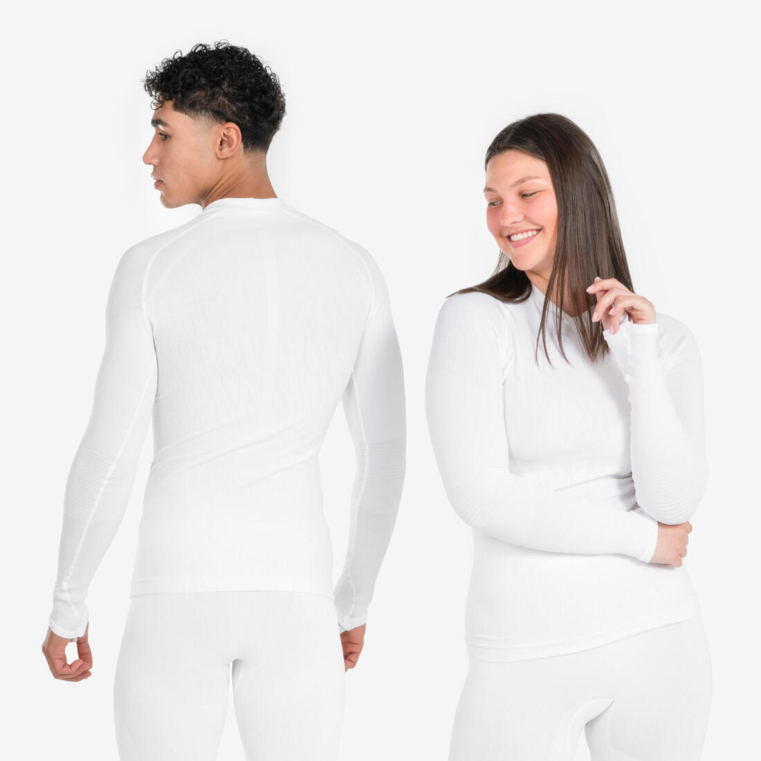 Sous-maillot de foot thermique seamless manches longues mixte, Keepdry