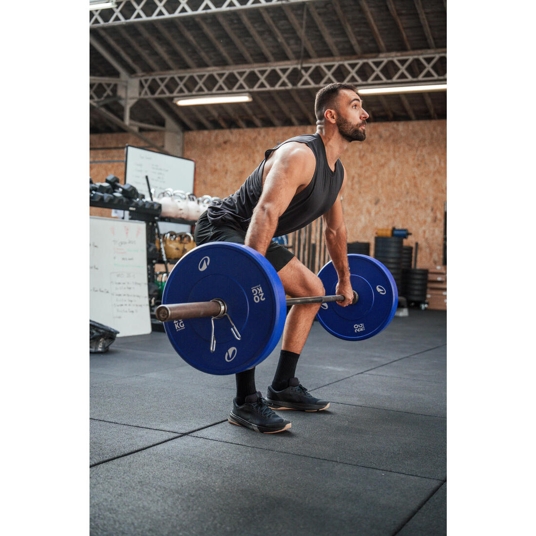 Chaussures de fitness et training flexibilité et stabilité, homme, Energy noir