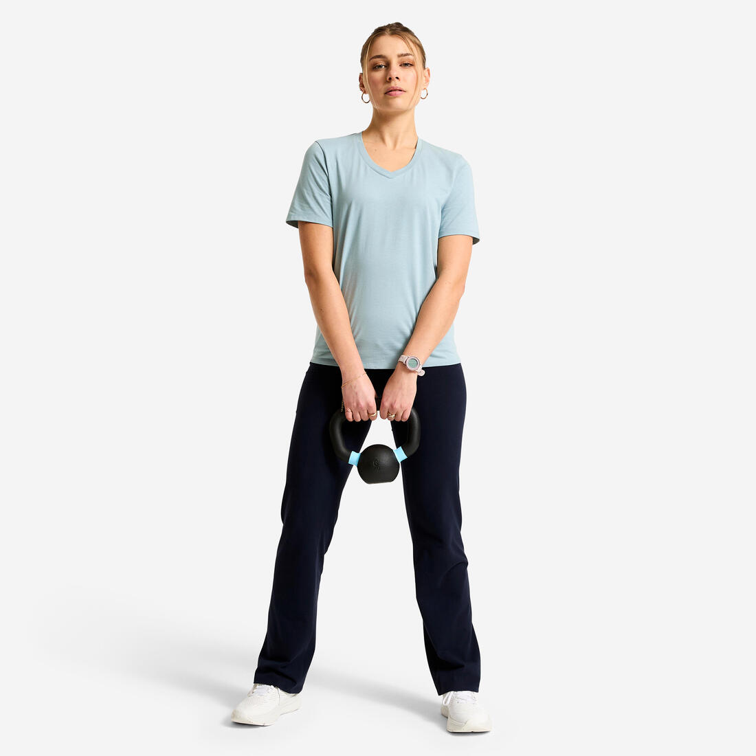 TEE SHIRT COOLMAX FEMME COL V
