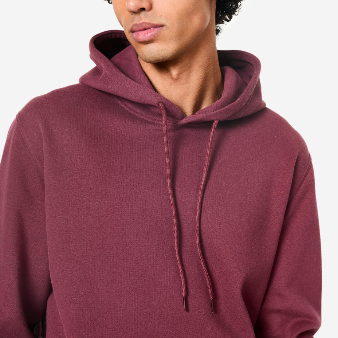 Sweat à capuche chaud en molleton homme