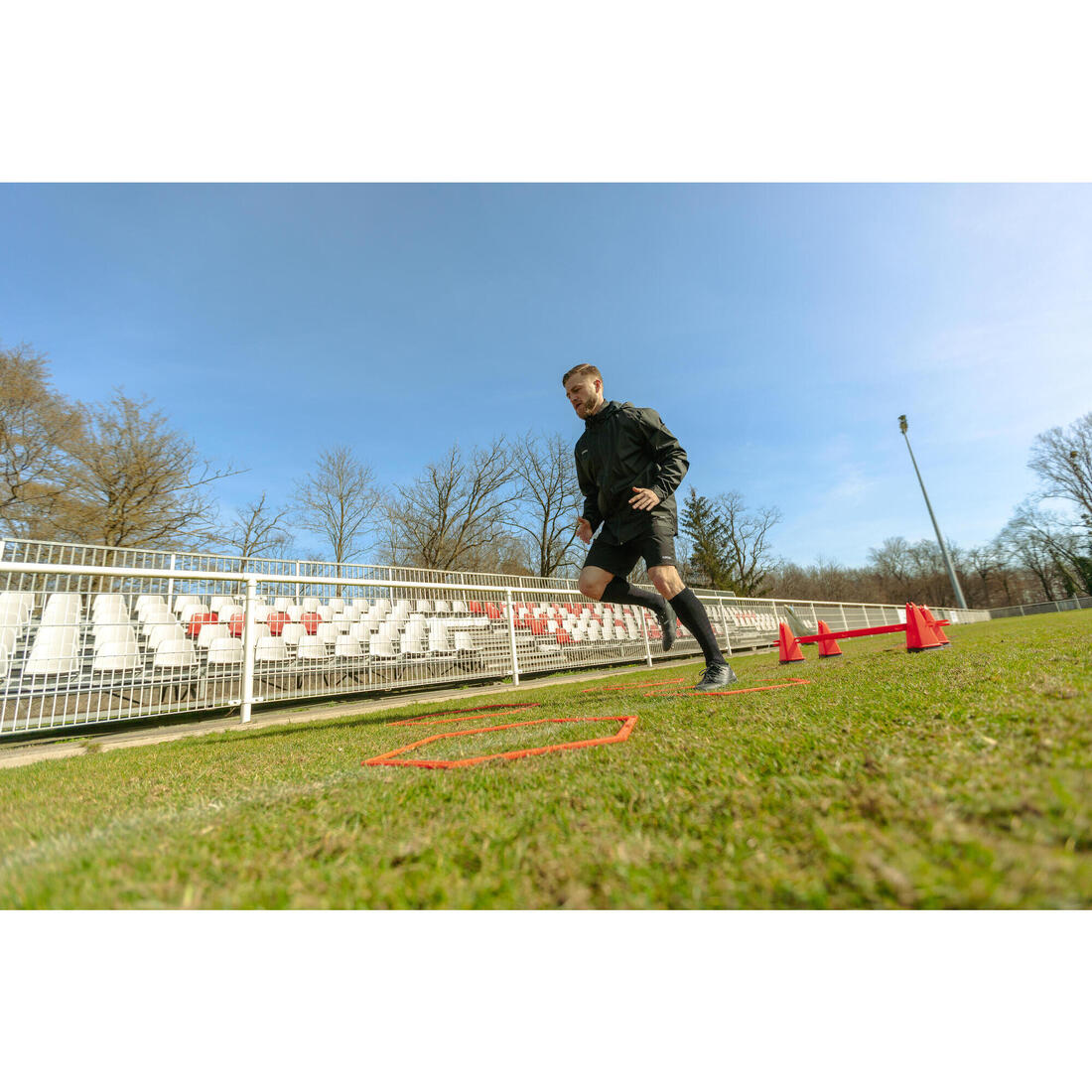 Coupe-pluie de football viralto club noir