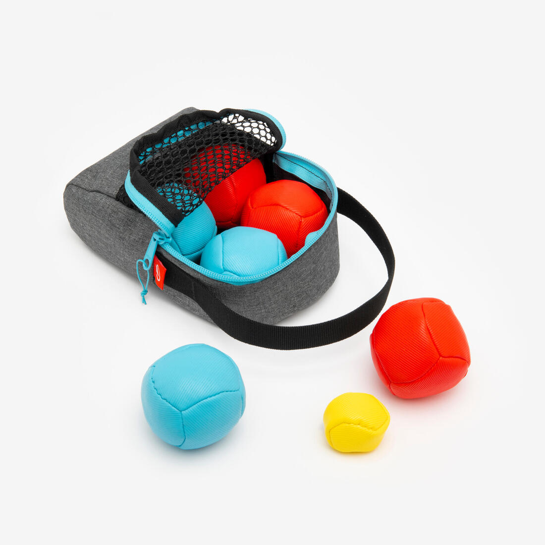 Jeu de 6 boules pétanque loisir ENTER 100 SOFT Intérieur Extérieur
