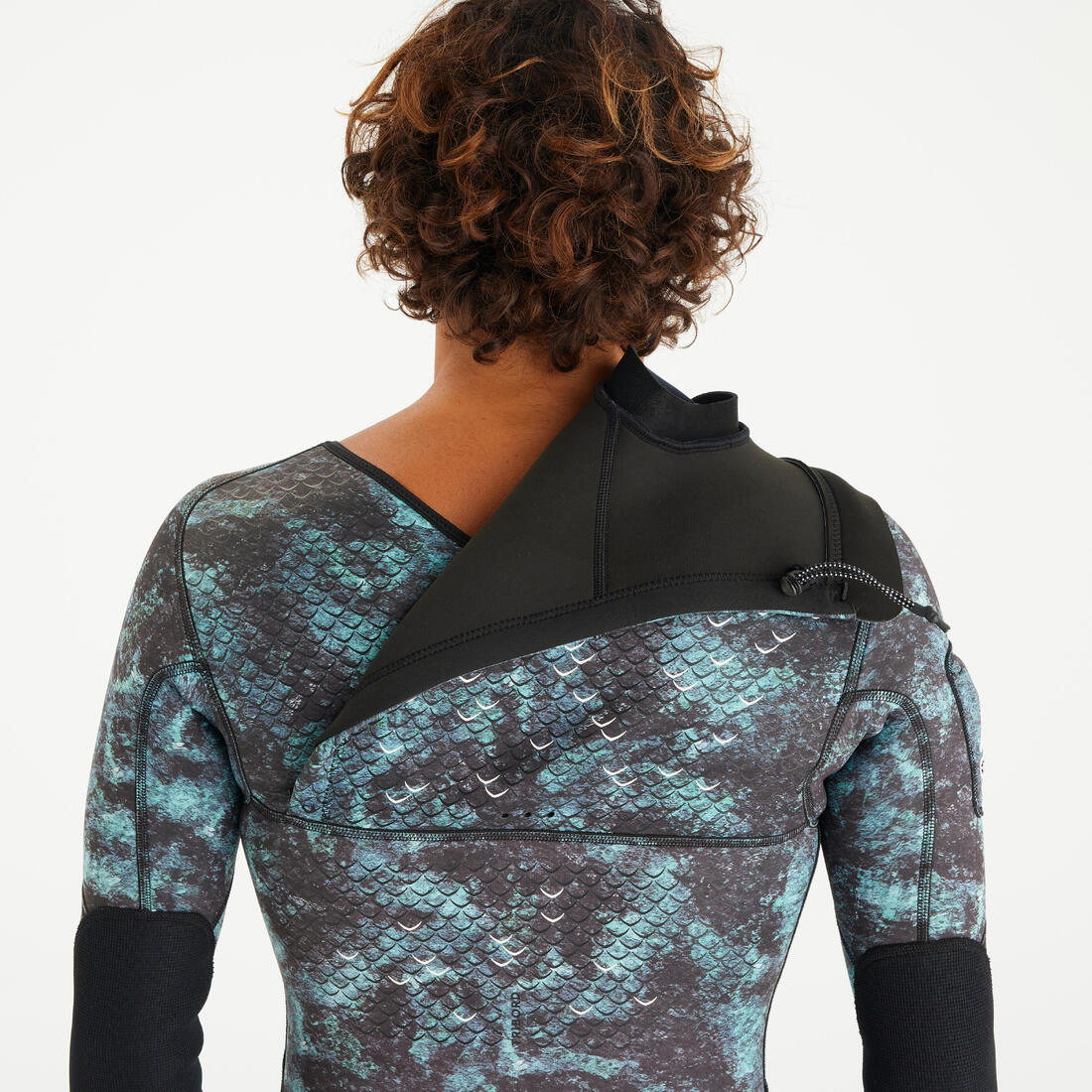 Shorty chasse sous-marine néoprène 2.5mm homme - SPF 900  manches longues camo