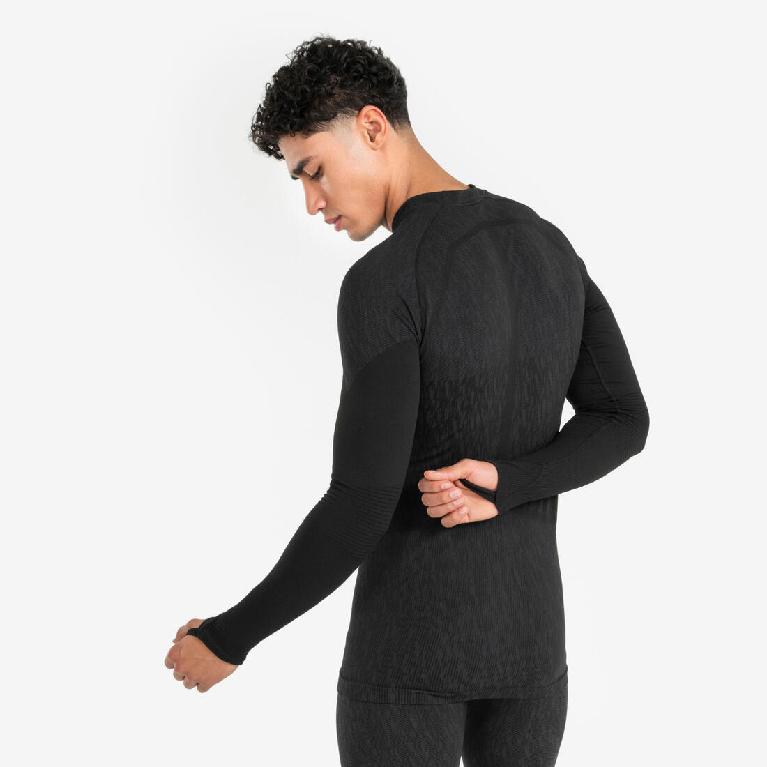 Sous-maillot de foot thermique seamless manches longues mixte, Keepdry