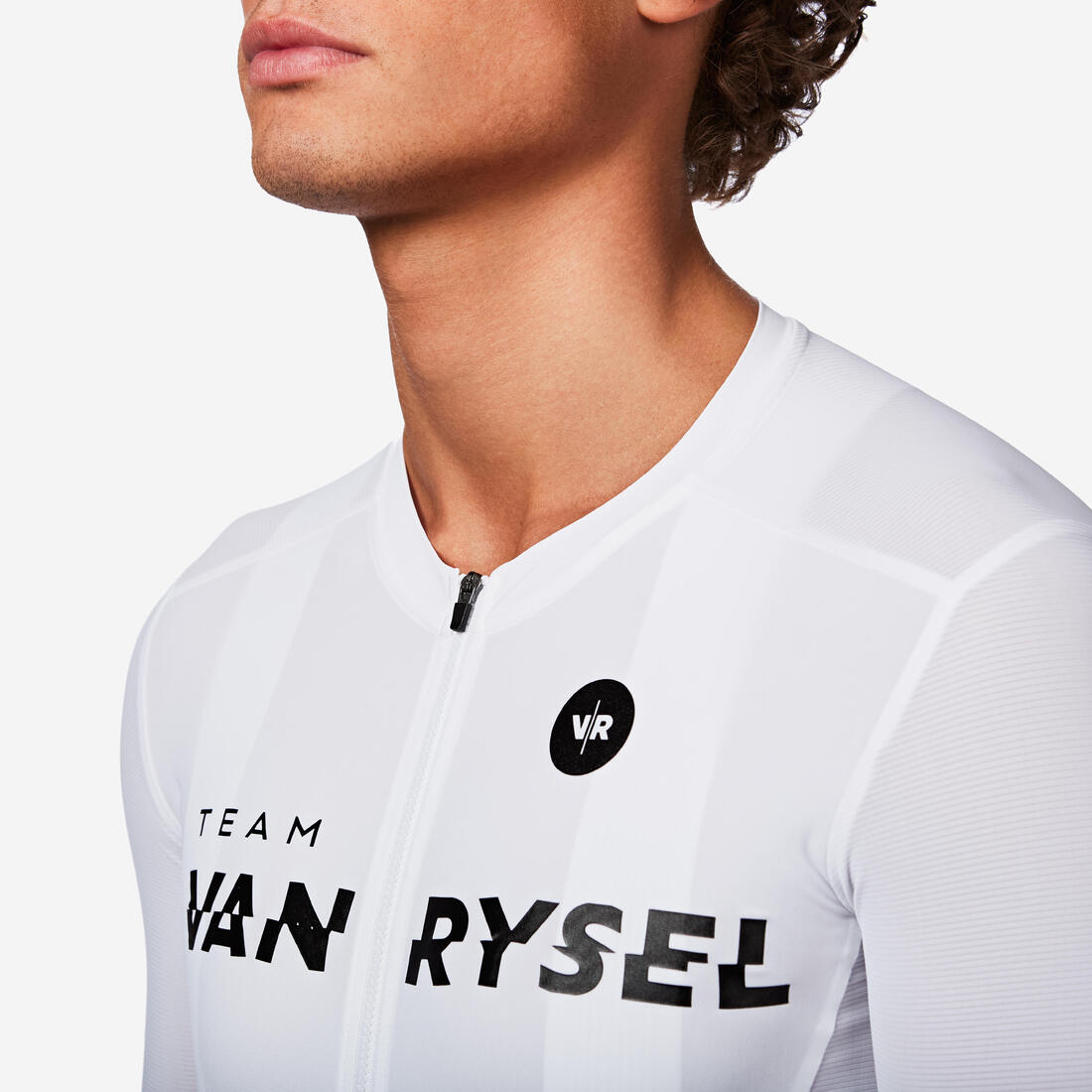 Maillot manches courtes de vélo de route très ajusté unisexe - RCR-R 2
