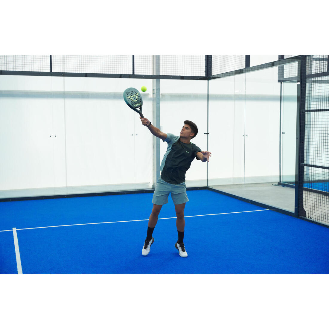 Raquette de padel adulte - kuikma control metal
