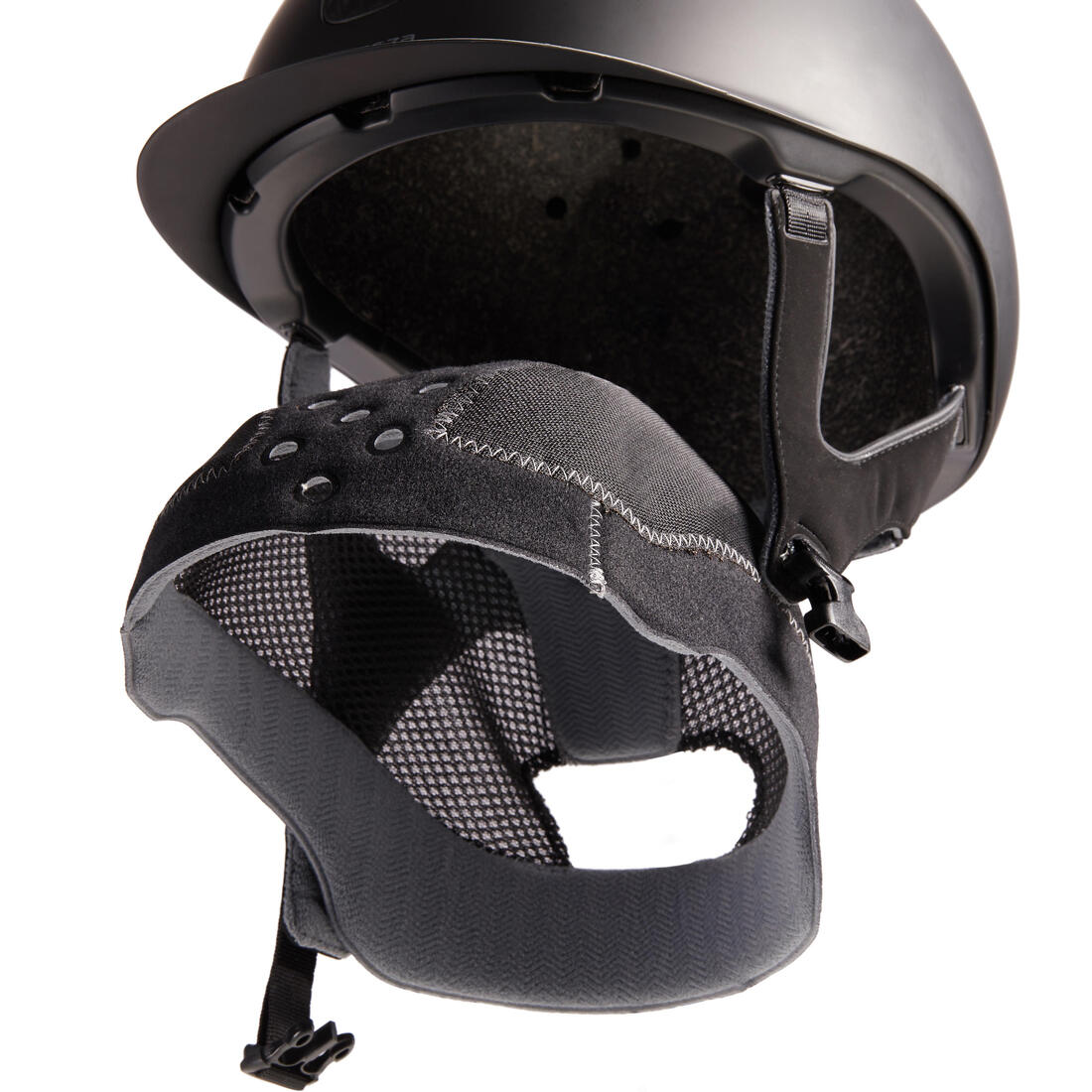 Casque équitation adulte et enfant - 520 noir mat