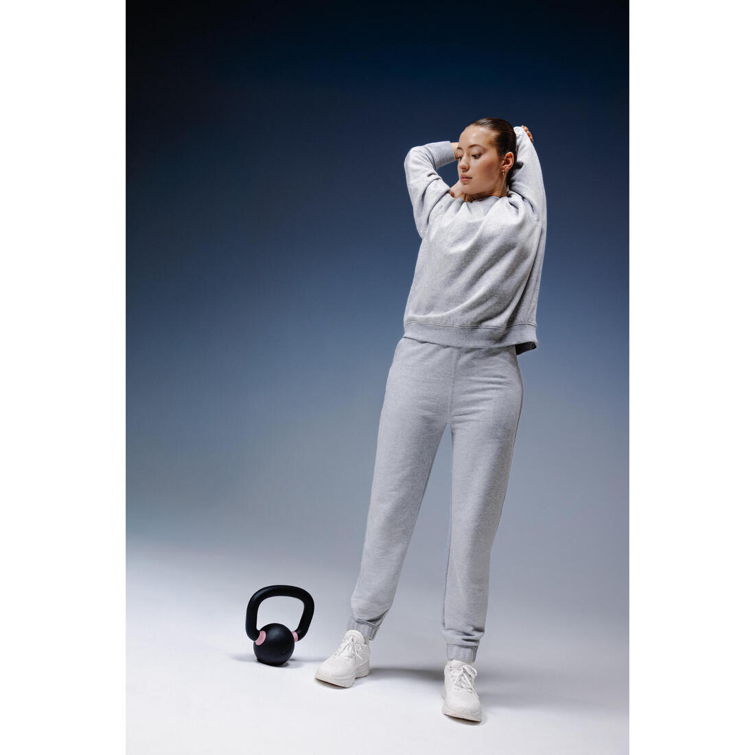 Sweat de fitness en molleton femme