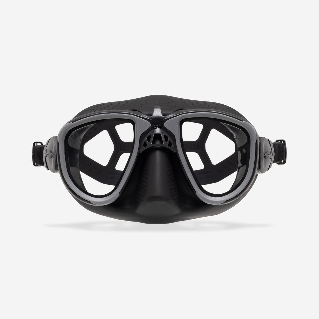 Masque de chasse sous-marine, apnée et plongée - C4 Carbon Martian noir