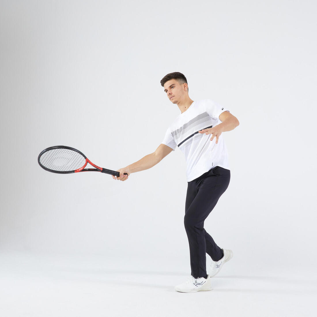 T-Shirt de tennis manches courtes homme - Essential blanc