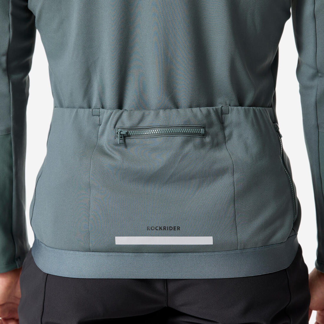 Maillot de VTT manches longues mi-saison, 500 vert foncé
