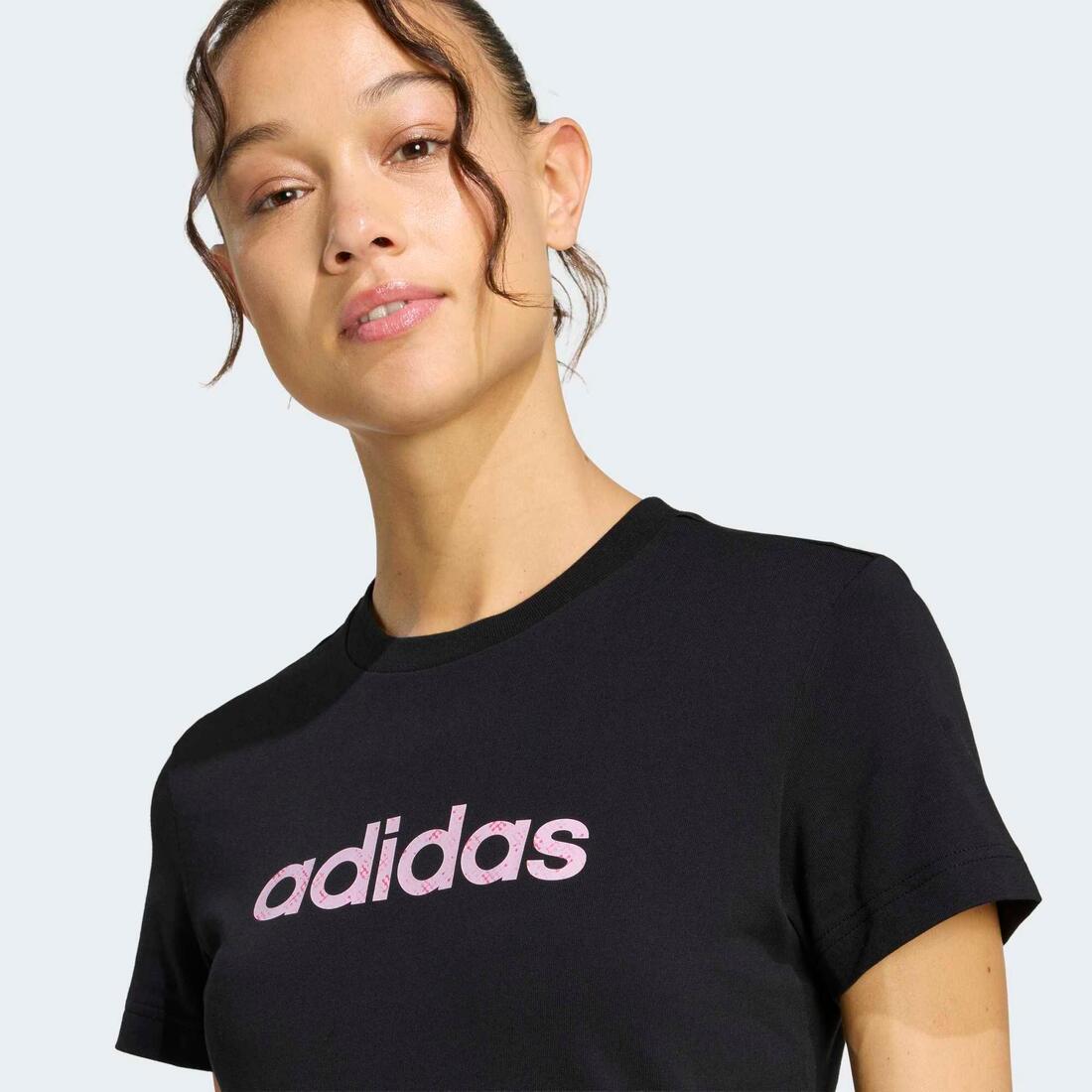 T-shirt de fitness en coton femme