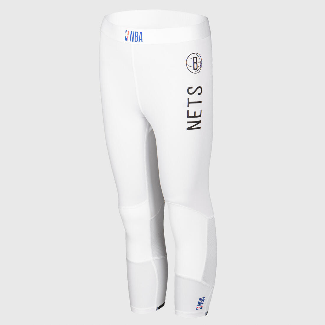 COLLANT 3/4 DE BASKETBALL POUR GARCON/FILLE NBA BLANC BROOKLYN NETS