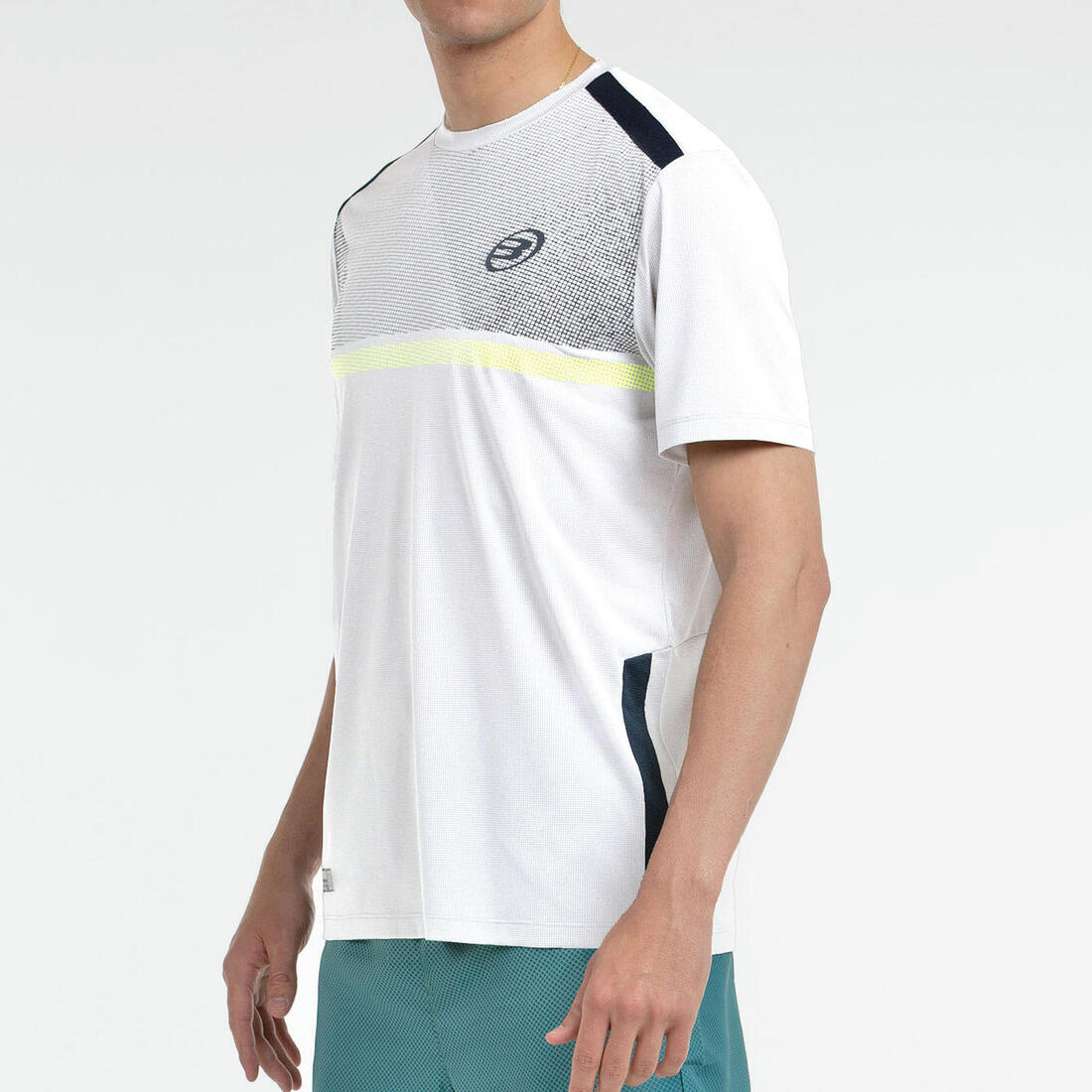 T-shirt padel manches courtes - Bullpadel Bilao Blanc