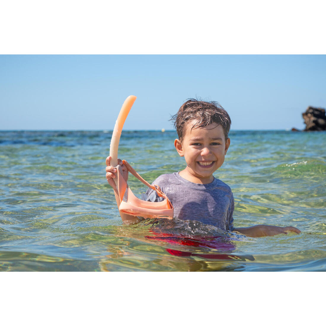 Kit plongée Masque et Tuba Snorkeling 100 Valve enfant