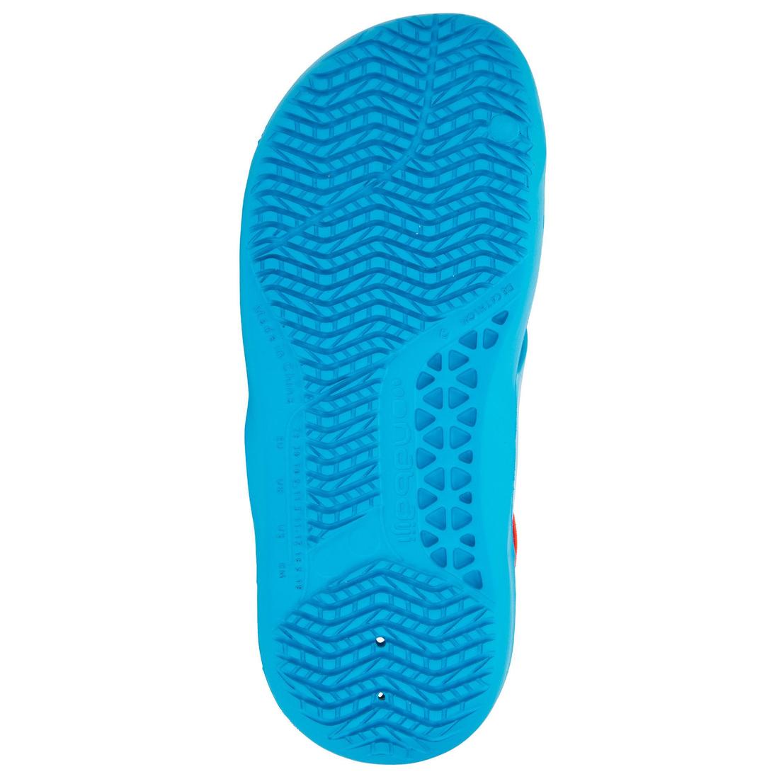 Chaussure Sandale Piscine Enfant SLAP 100 BASIC Menthe