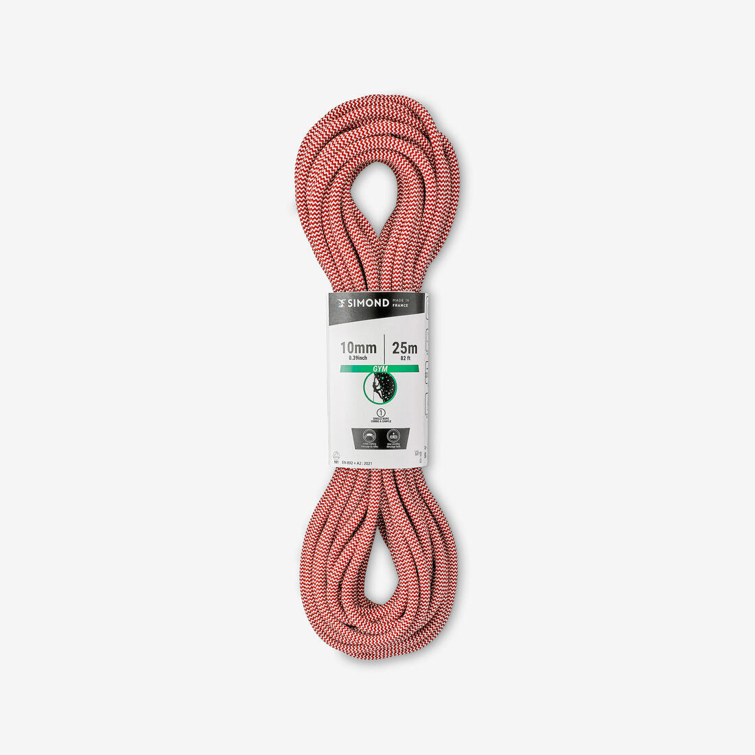 Corde d'escalade 10 mm x 25 m - klimb gym