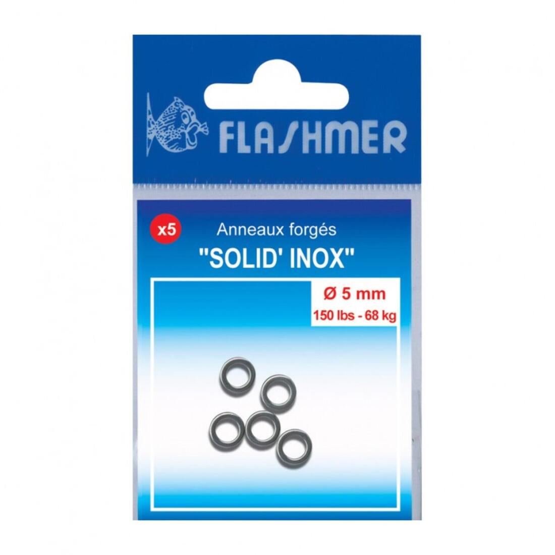 ANNEAUX "SOLIDE" INOX x5 FLASHMER