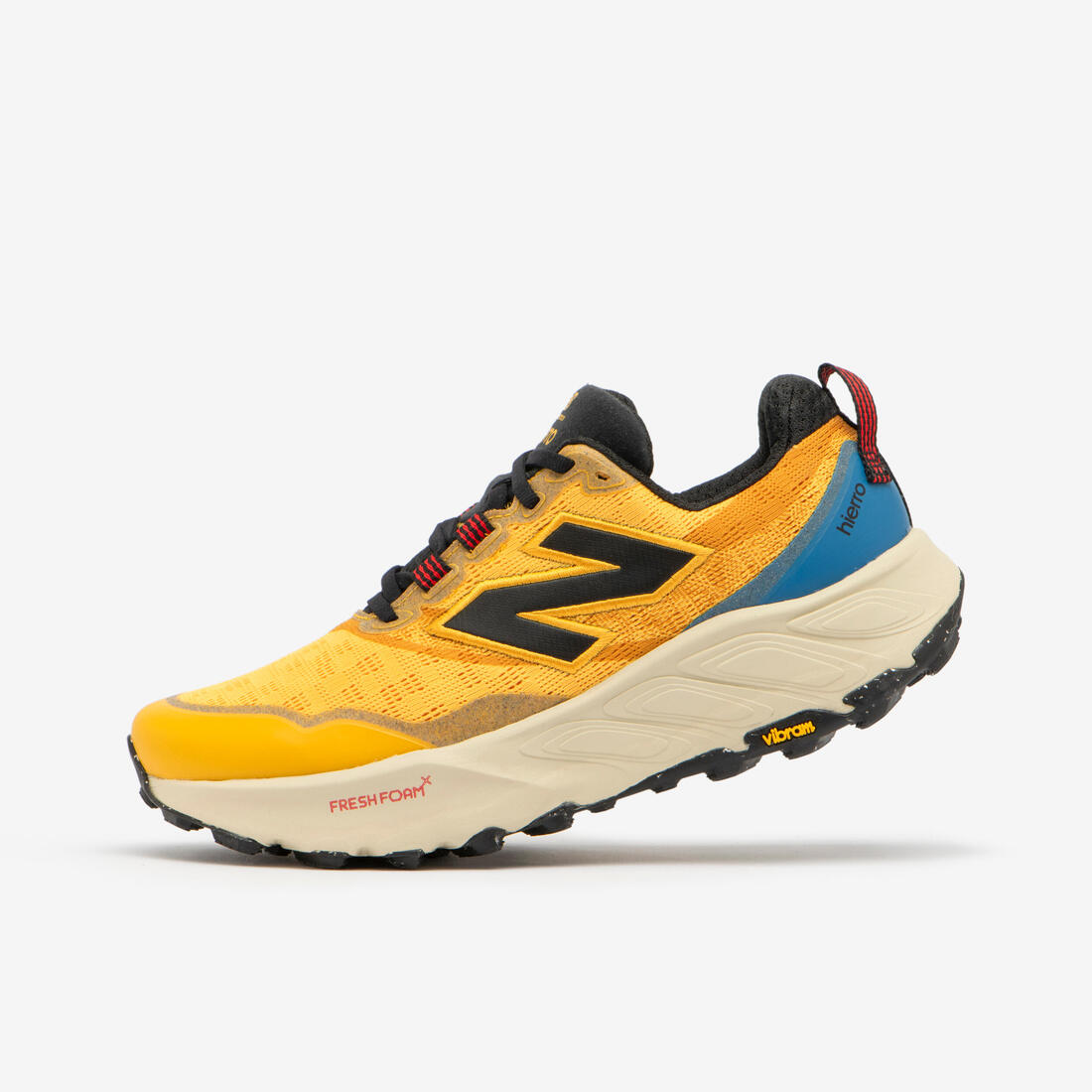 Chaussures de Trail Running Homme, New Balance Fresh Foam X Hierro V9 Jaune