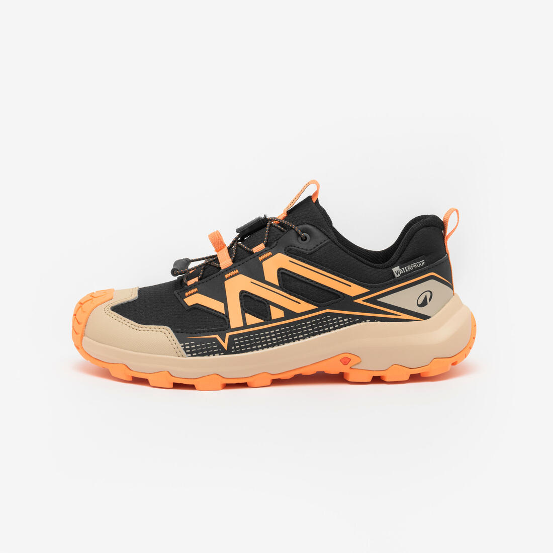 Chaussures de randonnée imperméables enfant du 35 au 38, Crossrock lacets