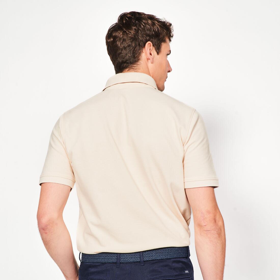 Polo de golf en coton polyester manches courtes homme, MW500
