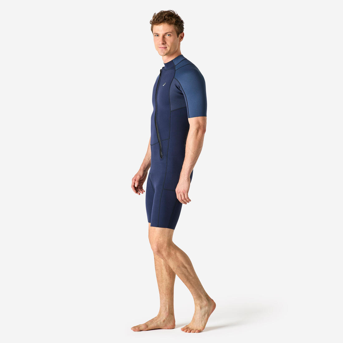 Shorty snorkeling essential Homme caoutchouc naturel Ocena 2mm, noir