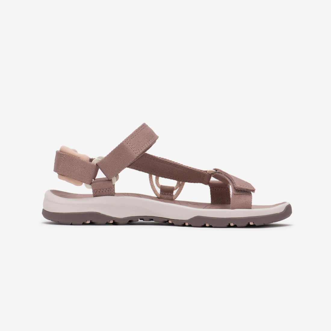 Sandales de randonnée souples femme, NH500 Outdoor violet
