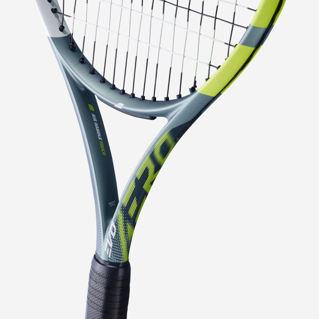 Raquette de tennis adulte cordée, Babolat evo aero gen2 275g gris jaune