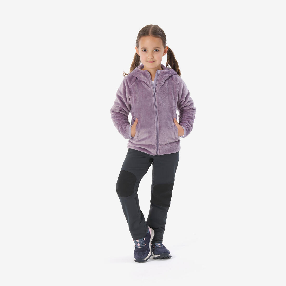 Veste polaire chaude de randonnée enfant 2-6 ans, NH500 zip