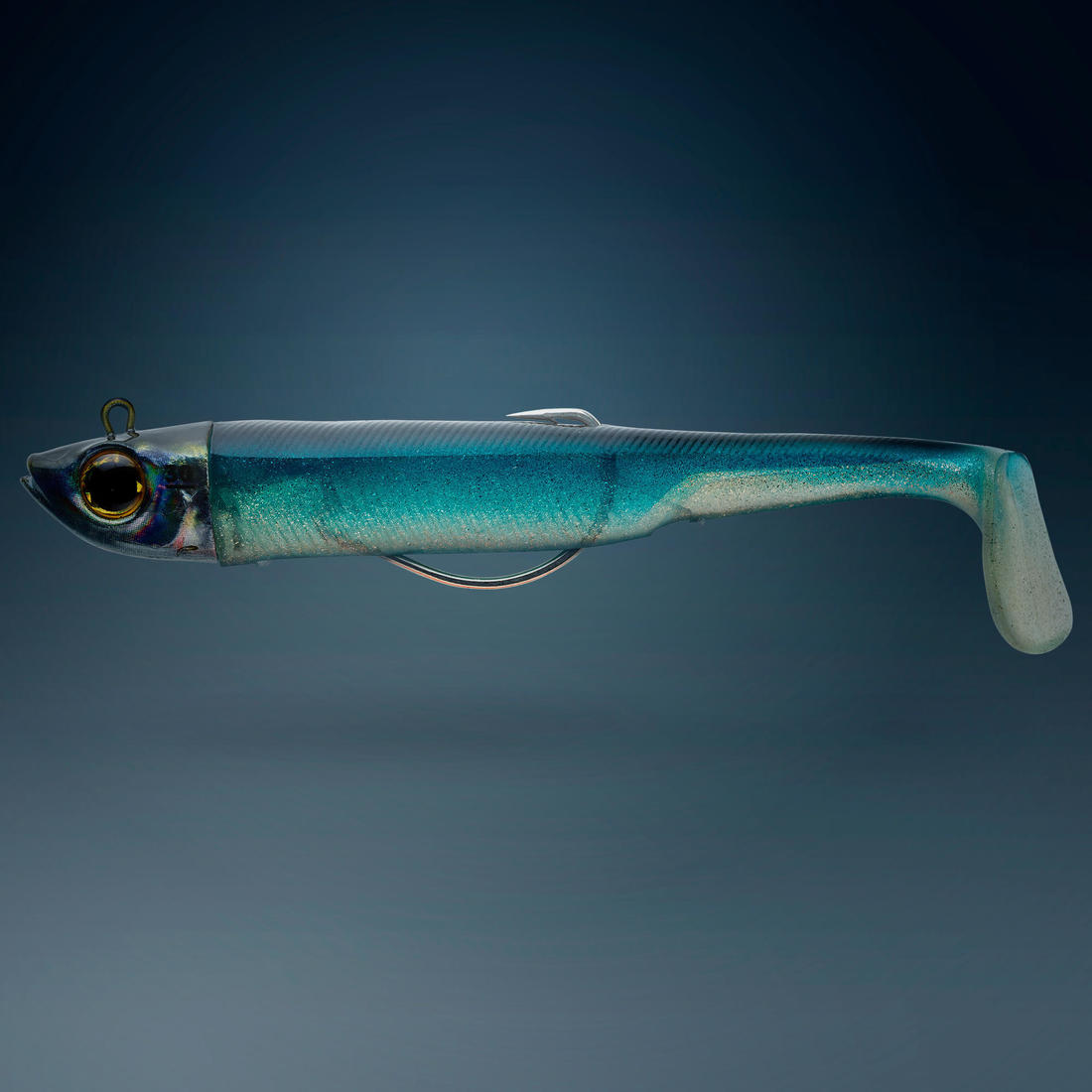 Kit leurres souples shad texan anchois ancho 120 12gr ayu en mer