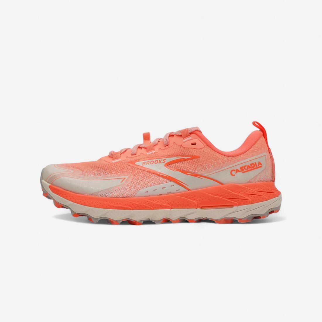 CHAUSSURE DE TRAIL RUNNING FEMME, BROOKS CASCADIA 18