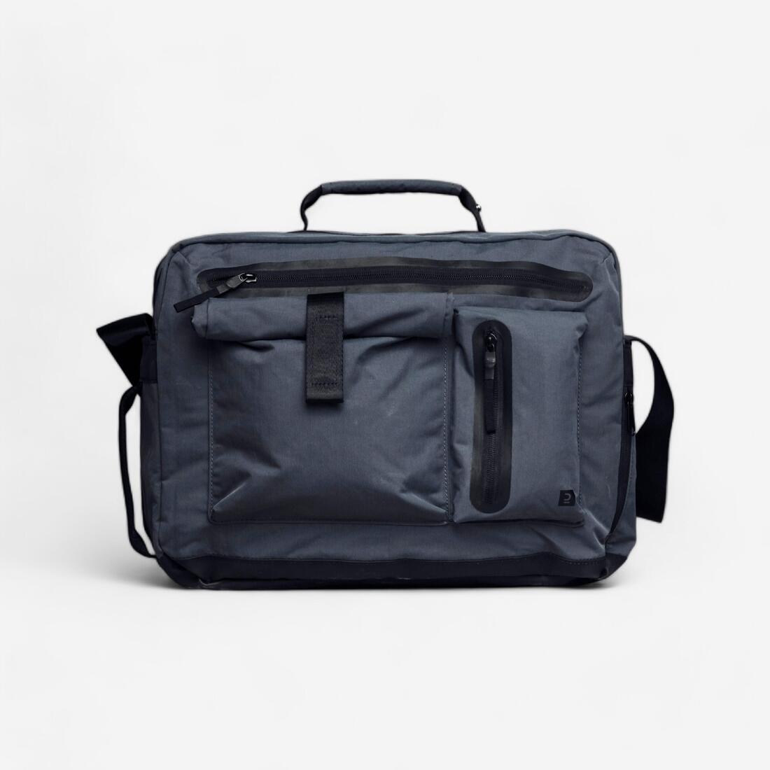 BESACE SAC A DOS - MARCHE URBAINE  ACTIV MBLTY - BACKENGER 20L TEXTILE NAVY – gris ardoise