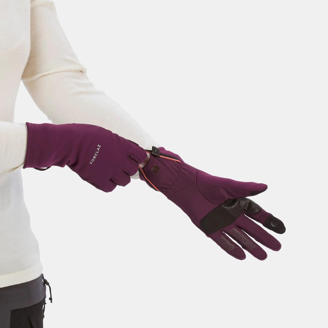 Gants tactiles et stretch de trekking adultes, MT500