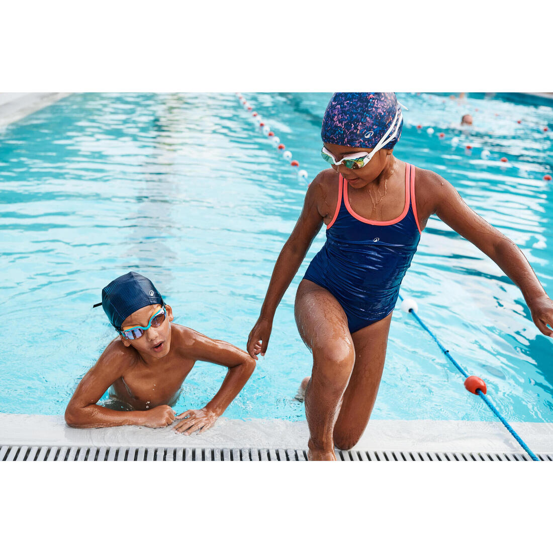 Bonnet de bain en tissu Taille S, pantai