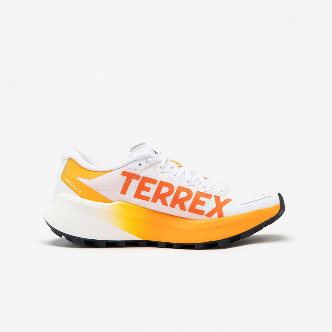 Chaussures de running trail femme, adidas agravic 4, blanc et
