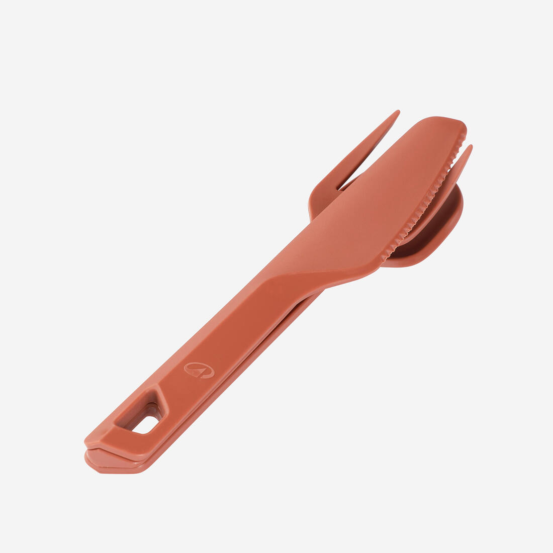 Set 3 couverts (couteau, fourchette, cuillère) pour le camping en plastique