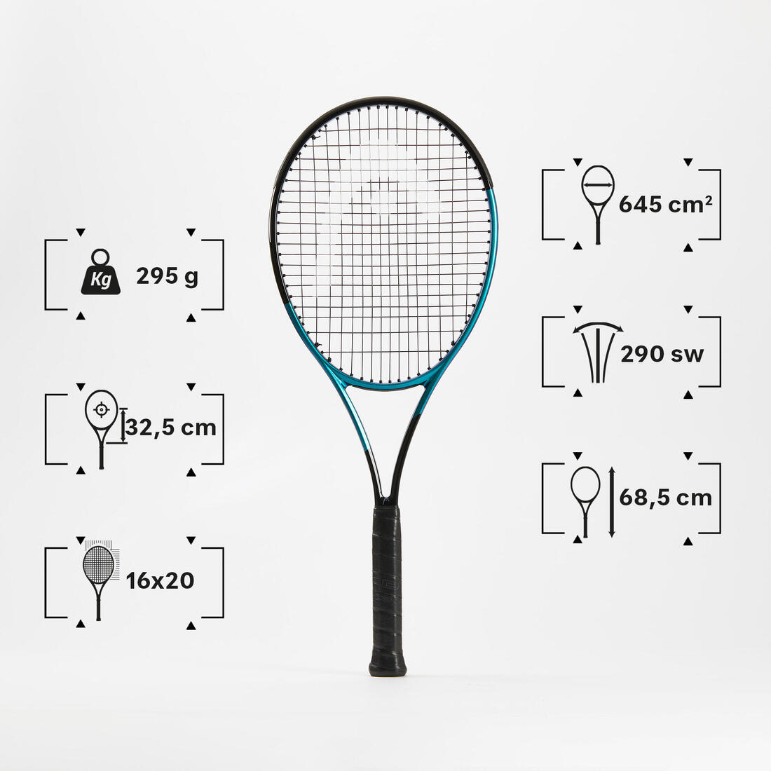 Raquette de tennis Head gravity MP 2025 bleu 295g