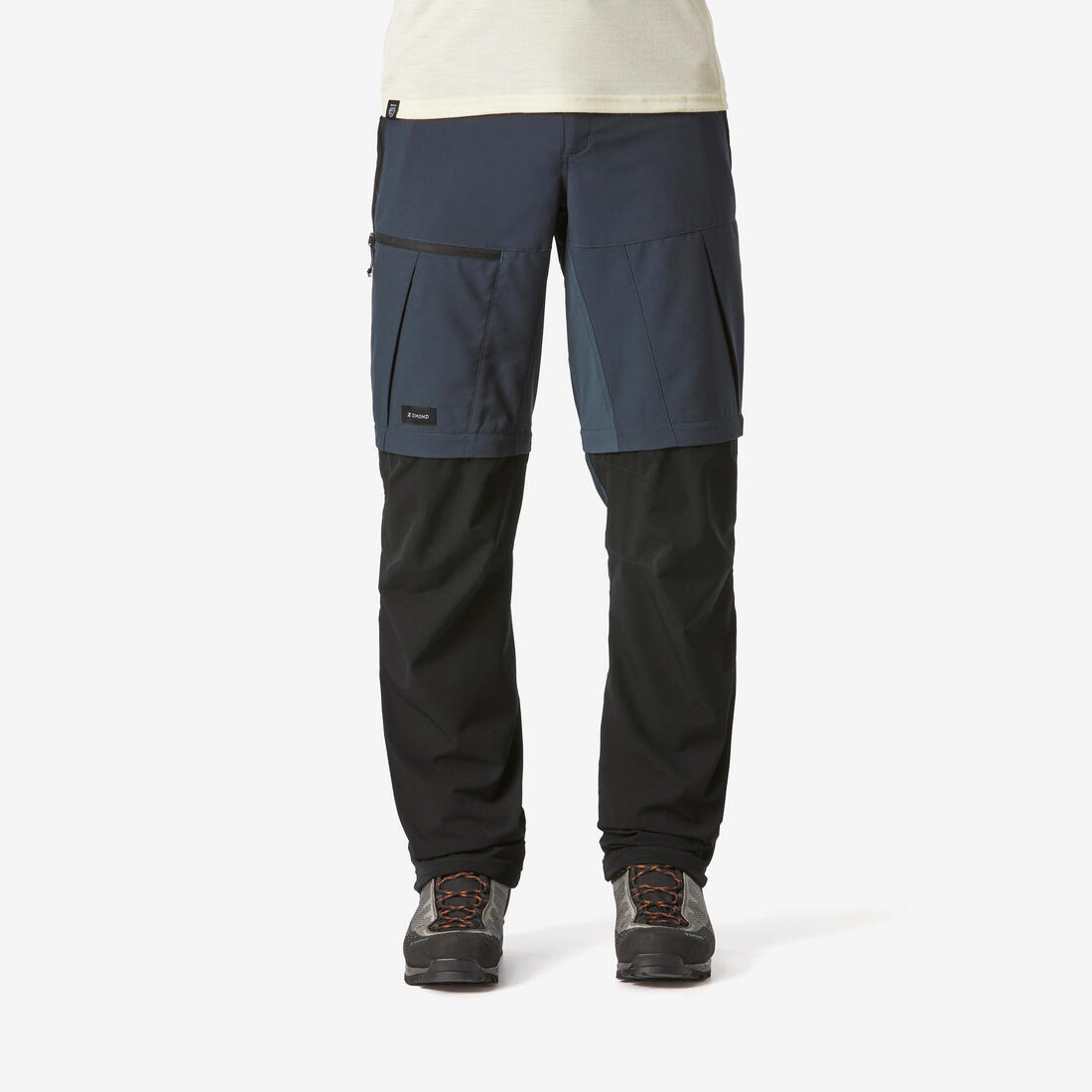 Pantalon de trek modulable 2 en 1 et résistant homme - mt500