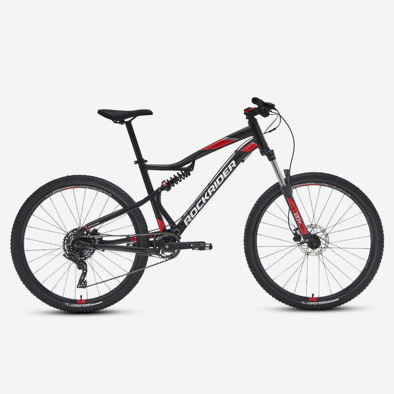 Vélo vtt st 530 s noir rouge 27,5"